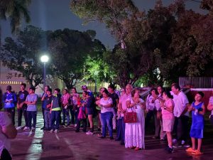 El Deportivo La Inalámbrica se iluminó de rosa como parte de la **Lucha contra el Cáncer de Mama**, recordando a la comunidad la importancia de la prevención y apoyo a pacientes.