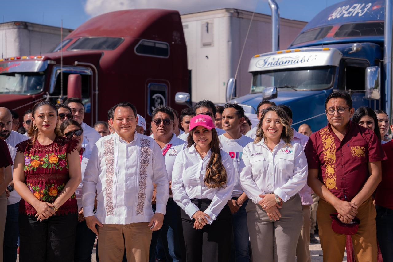 Yucatán envía 30 toneladas de ayuda humanitaria 