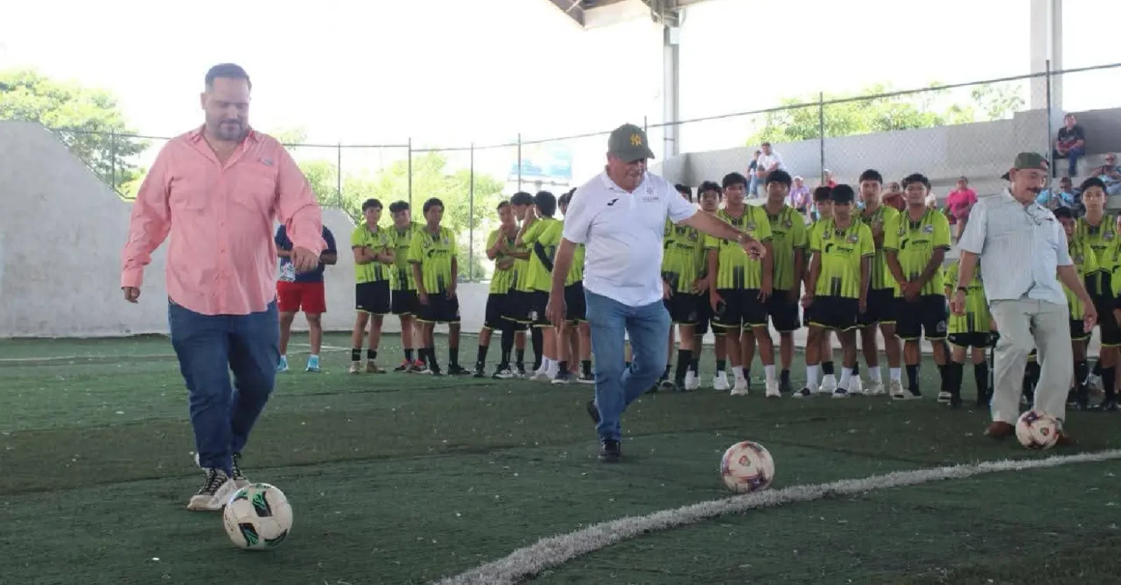 ¡Cancha de fútbol rápido fue rehabilitada y renace el deporte en Yucatán!