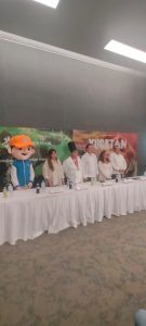 Autoridades y organizadores presentan en rueda de prensa los detalles del Congreso Internacional de Chefs de Cocina Ancestral en Yucatán.