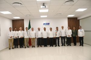 Autoridades y representantes de ASUR presentaron los avances del crecimiento sostenido del Aeropuerto Internacional de Mérida durante la Comisión Consultiva 2025.