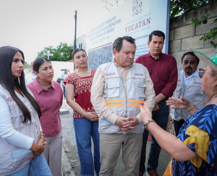 Díaz Mena recorre el sur de Mérida para acelerar mejoras viales y transformar las colonias