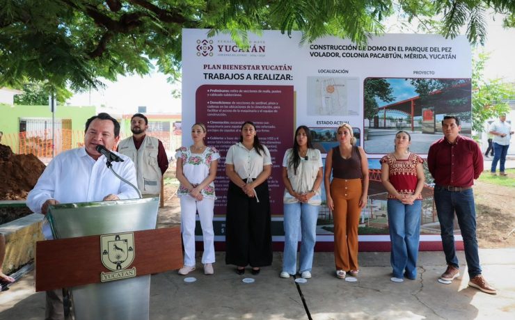 El parque El Pez Volador tendrá domo gracias al Plan Bienestar Mérida