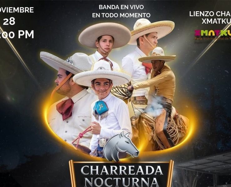 Feria Xmatkuil 2025 hace historia con su Primera Charreada Nocturna este 28 de Noviembre