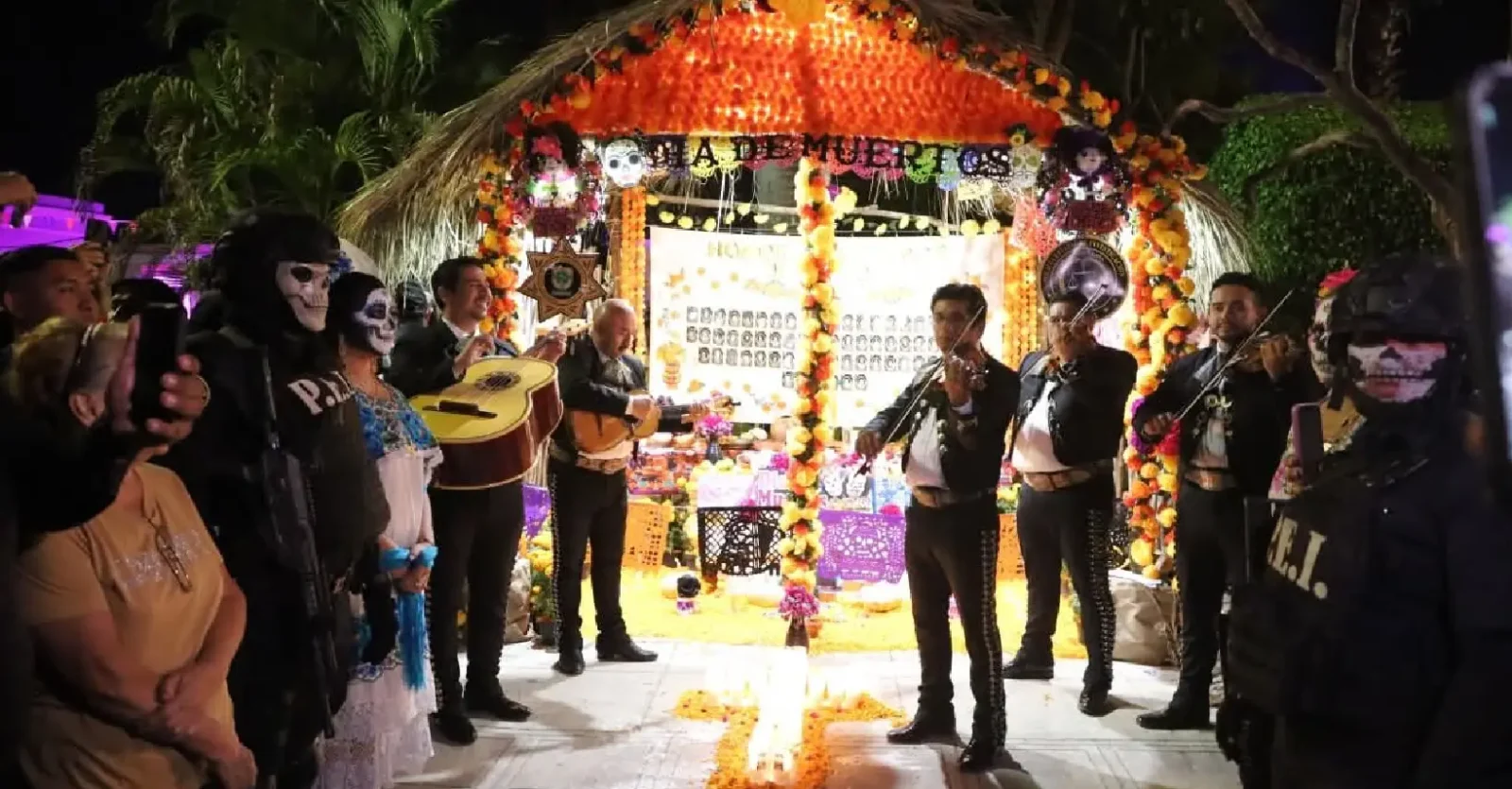 Saldo blanco durante el Paseo de las Ánimas sorprende a todos