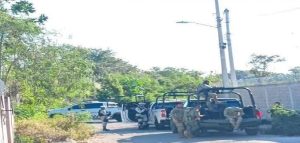 Binomios caninos localizaron las sustancias ilícitas dentro del inmueble cateado en Dzununcán.