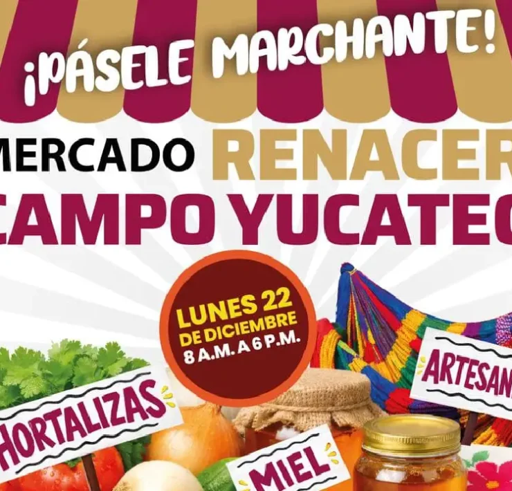 Mercado del Renacer del Campo Yucateco en La Plancha