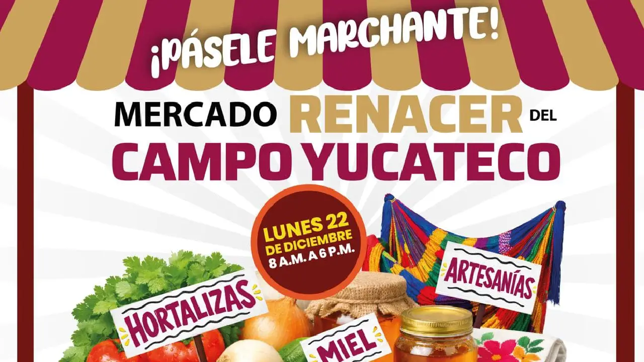 Mercado del Renacer del Campo Yucateco en La Plancha