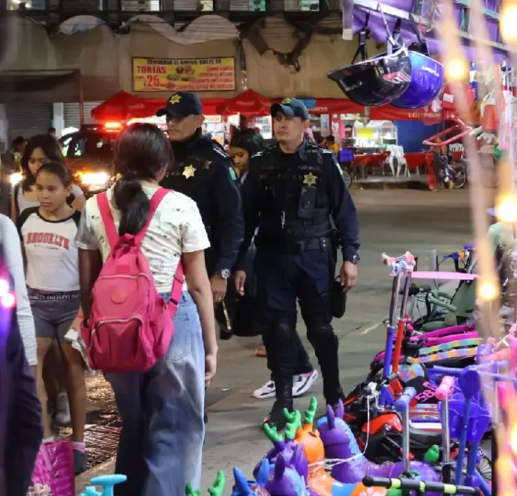 Operativo decembrino de la Policía de Mérida refuerza seguridad
