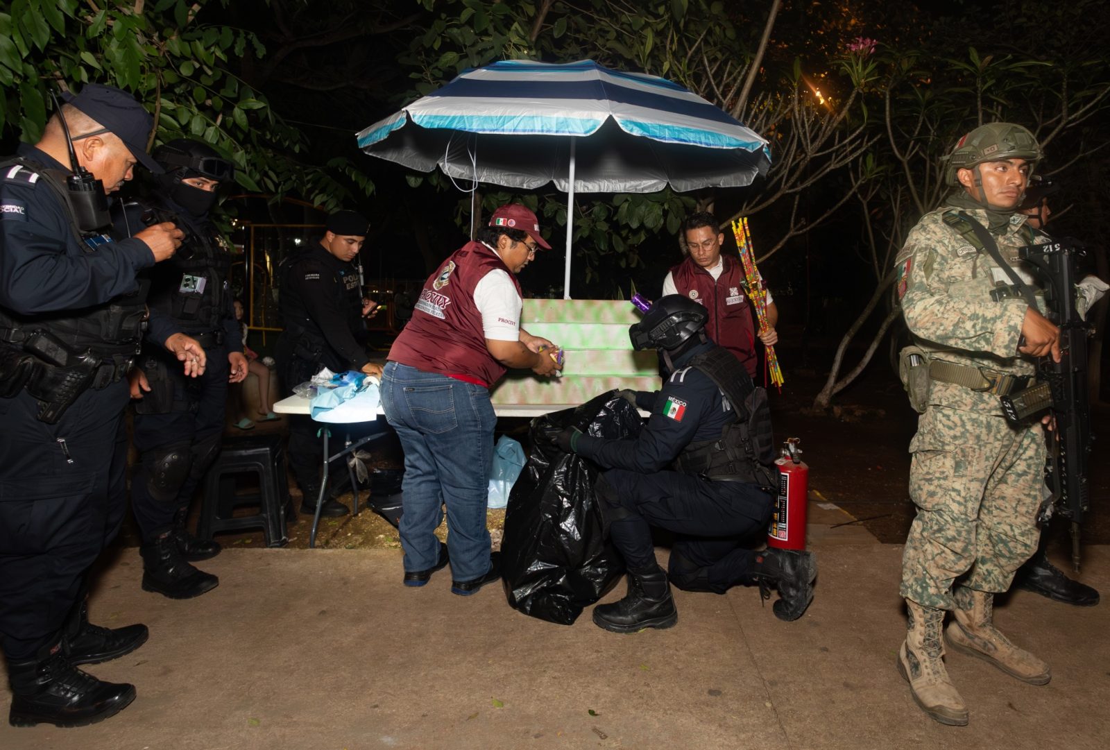 Operativos de seguridad por venta de pirotecnia en Mérida durante Año Nuevo