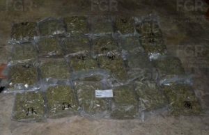 Bolsitas con marihuana, parte del cargamento decomisado el pasado 30 de noviembre.