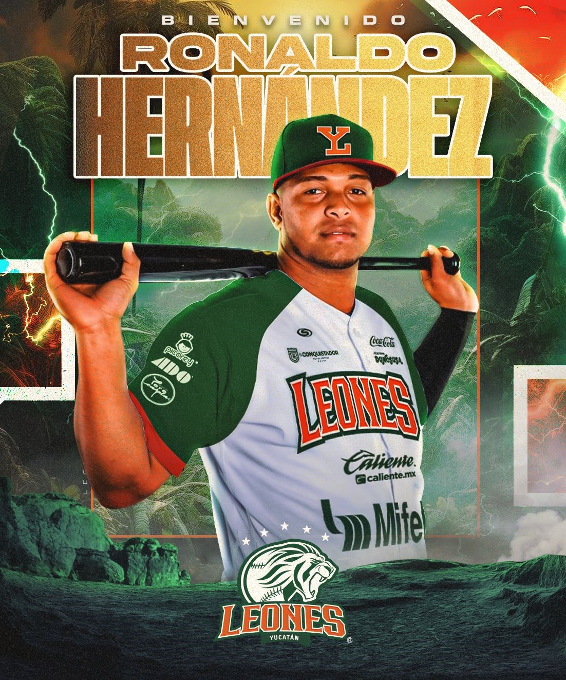 La receptoría melenuda se hace más fuerte: Catcher colombiano Ronaldo Hernández