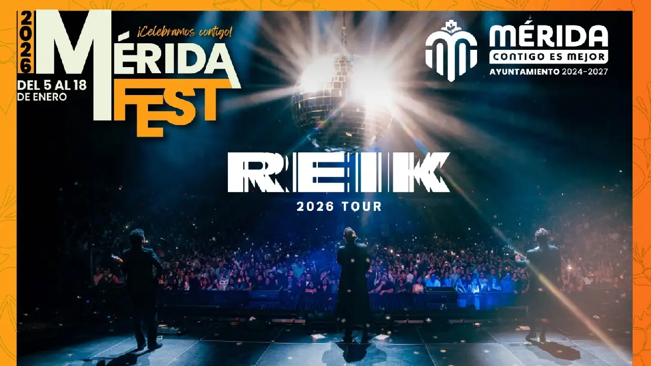 Concierto de Reik en el Mérida Fest será inolvidable