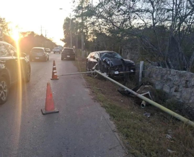 Impactante choque: consejero del Iepac se ve involucrado en accidente vial