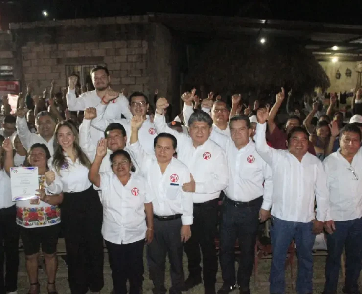 El PRI fortalece su presencia con fuerza maya
