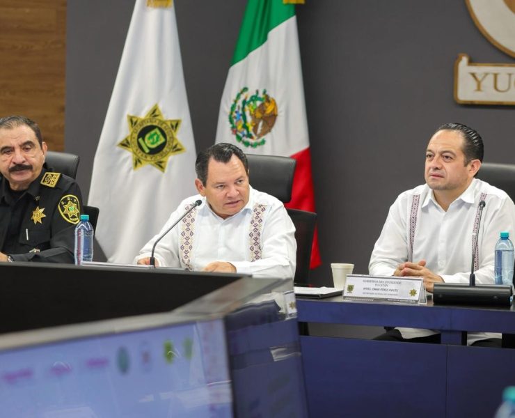 Gobernador Joaquín Díaz Mena refuerza estrategia de seguridad en Yucatán