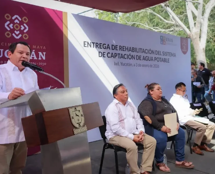 Gobierno Estatal garantiza agua potable en Ixil tras décadas de rezago