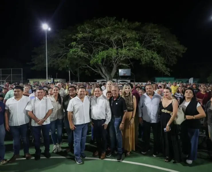 Obras en Telchac Pueblo amplían deporte nocturno y transforman la comunidad