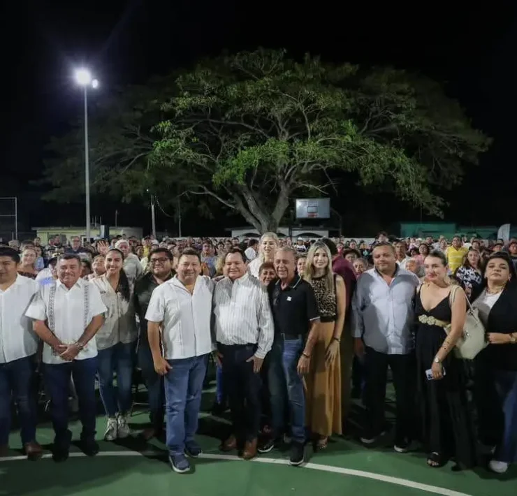 Obras en Telchac Pueblo amplían deporte nocturno y transforman la comunidad