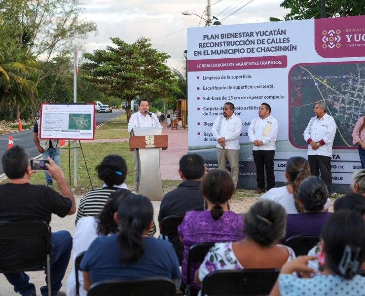 Bienestar vial: Plan Bienestar Yucatán mejora movilidad en Chacsinkín