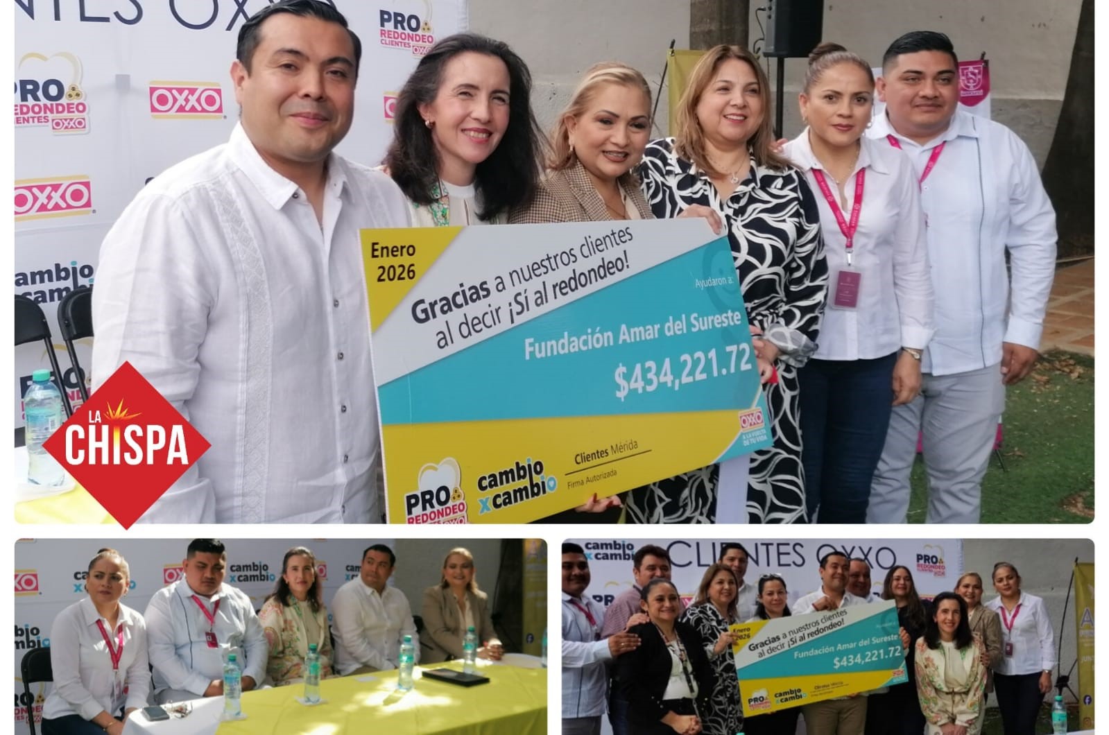 Redondeo OXXO impulsa nutrición infantil en Fundación Amar del Sureste