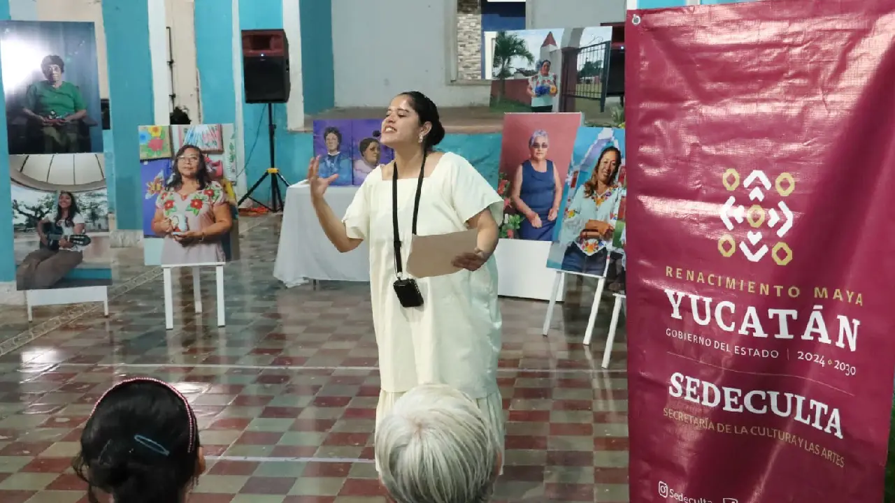 Sedeculta llevó teatro gratuito a Yaxkukul con impacto social