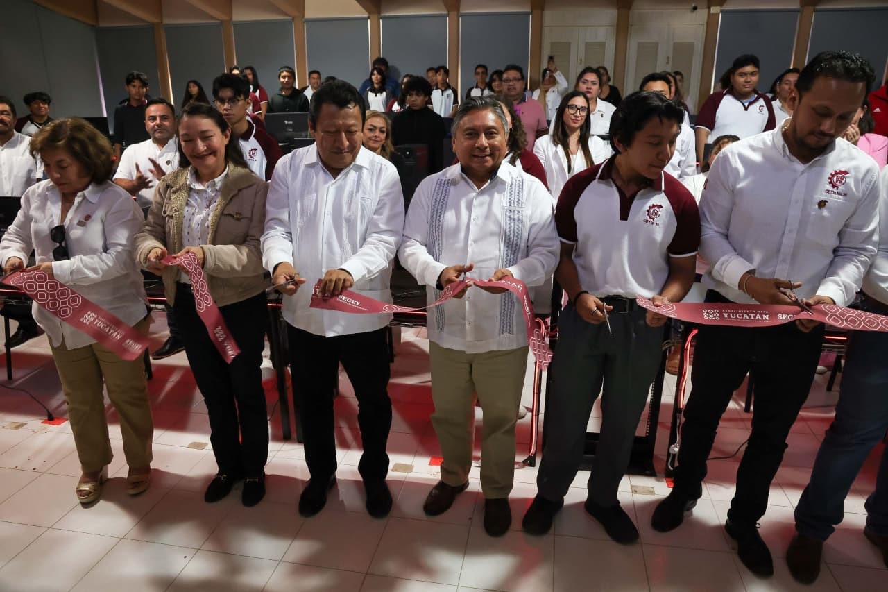 Segey inaugura Laboratorio de Ciberseguridad en el CBTis No. 95