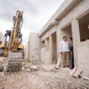 Supervisan Gobernador Joaquín Díaz Mena y titular de la Sedatu avances del Programa de Vivienda para el Bienestar
