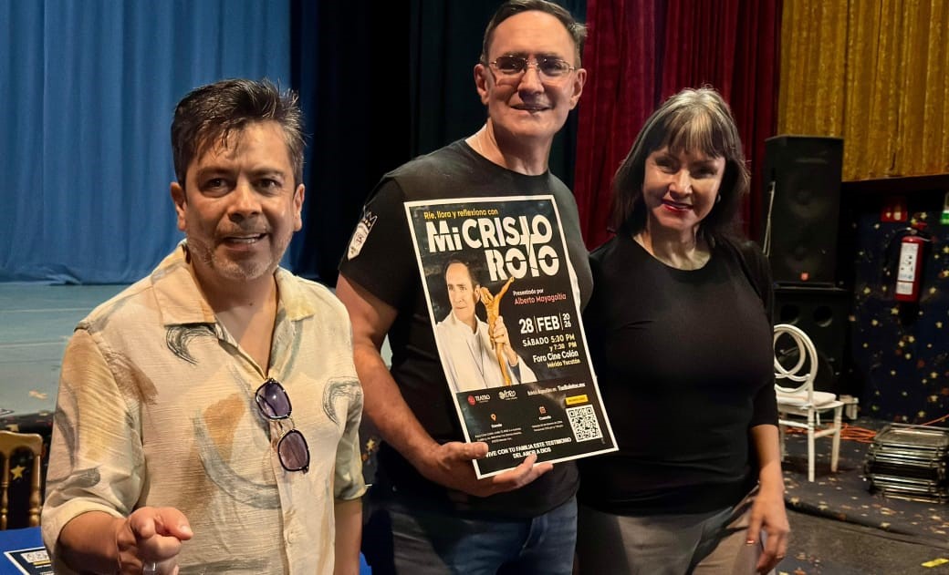 Alberto Mayagoitia está en Mérida para presentar la obra Mi Cristo Roto
