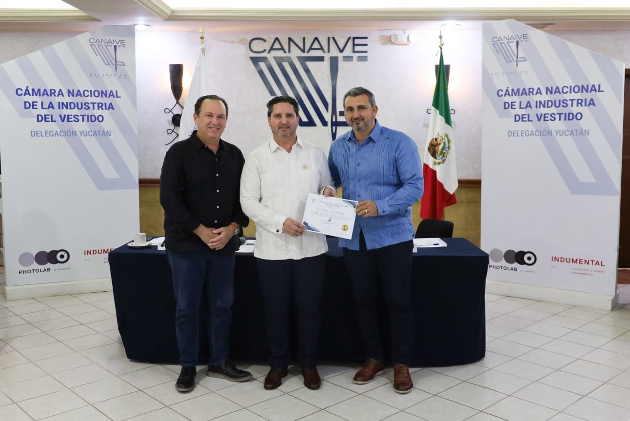 CANAIVE Yucatán ratifica liderazgo de Luis Gerardo González y fortalece competitividad industrial