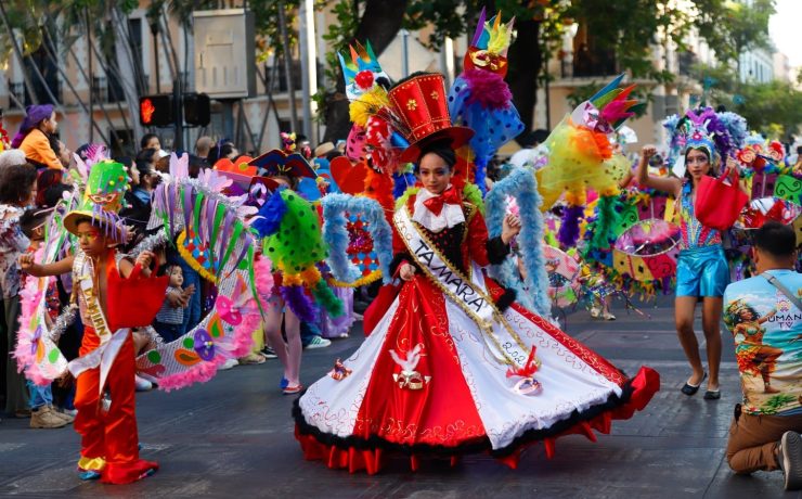 Carnaval Infantil deslumbra Mérida con Alegría y Magia