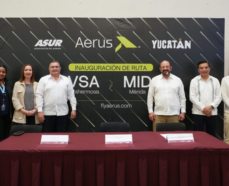 Conectividad Imparable: Yucatán fortalece su conectividad regional con la reactivación del vuelo Villahermosa-Mérida de Aerus