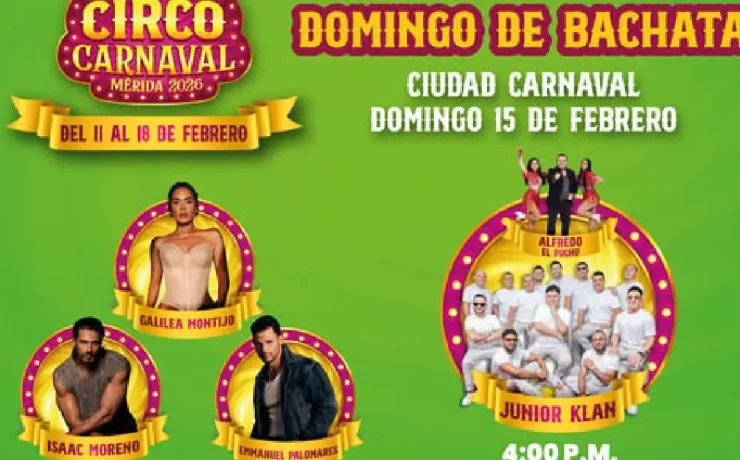 Domingo de Bachata en Circo Carnaval ritmo, romance y tradición