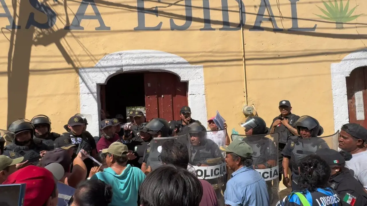 Enfrentamiento en Kinchil por venta de tierras ejidales desata caos