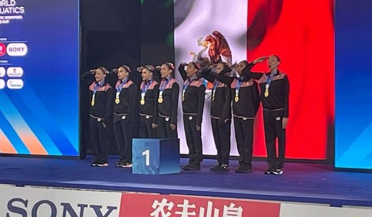 La Selección Mexicana de natación artística inició con fuerza la Copa del Mundo en Medellín