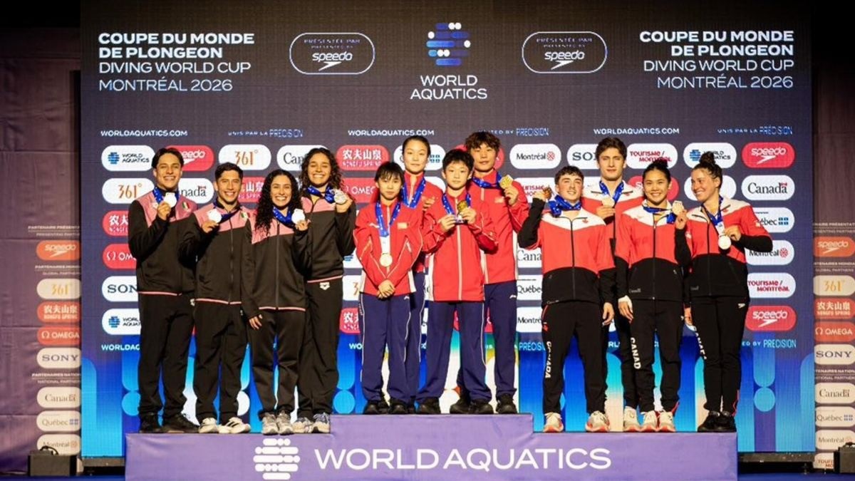¡Plata Mundial! México brilla en clavados Montreal 2026