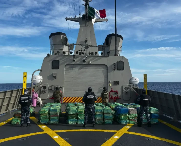 Operativo internacional deja Bultos con toneladas de presunta cocaína asegurados