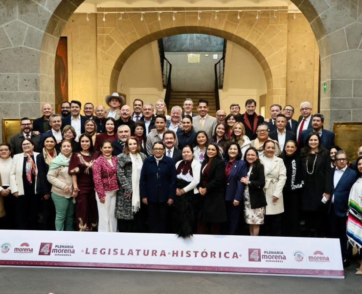 Senadores de Morena cierran filas con unidad y trabajo