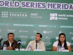 Rommel Pacheco destaca la importancia de la Serie Mundial de Tiro con Arco Bajo Techo 2026 en Mérida, un torneo clave del circuito World Archery que impulsa el desarrollo del tiro con arco rumbo al ciclo olímpico de Los Ángeles 2028.