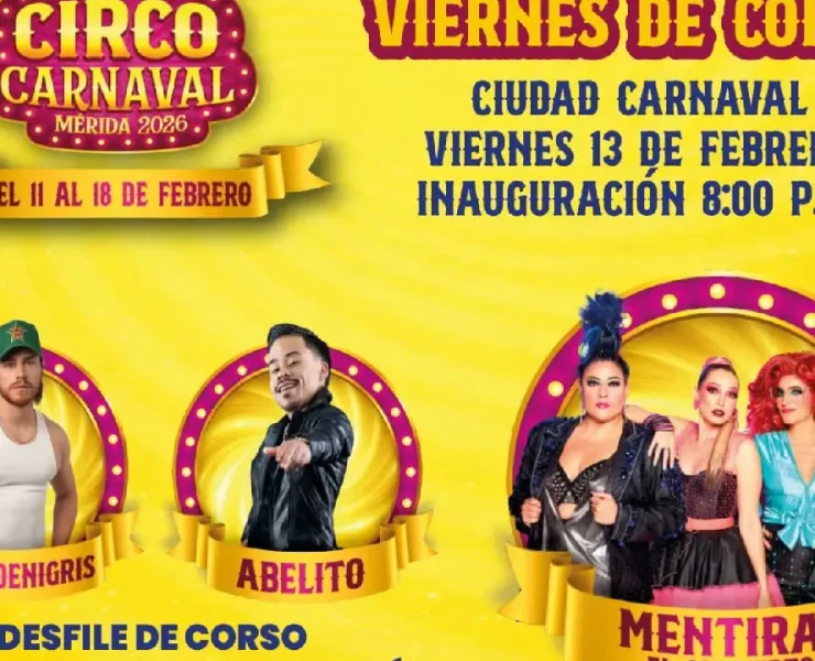 Todo sobre el Viernes de Corso en Circo Carnaval en Xmatkuil
