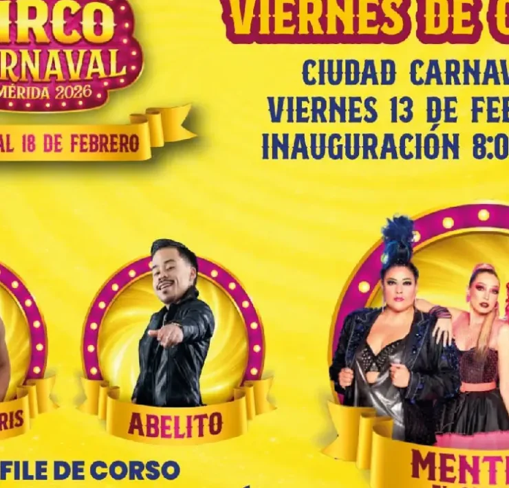 Todo sobre el Viernes de Corso en Circo Carnaval en Xmatkuil