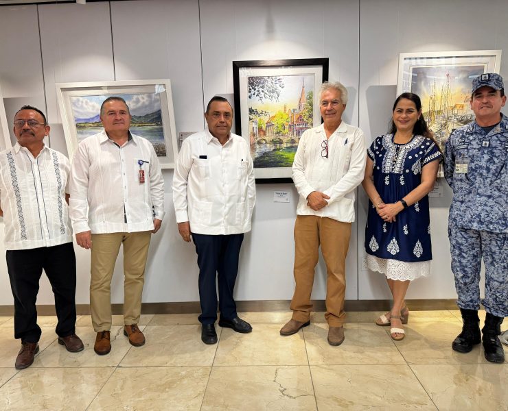 Inauguran la exposición “Chaac en el Mundo” en el Aeropuerto Internacional de Mérida