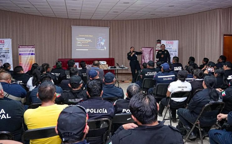 Capacitación policial contra violencia de género en municipios de Yucatán