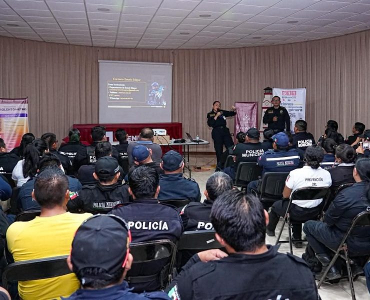 Capacitación policial contra violencia de género en municipios de Yucatán