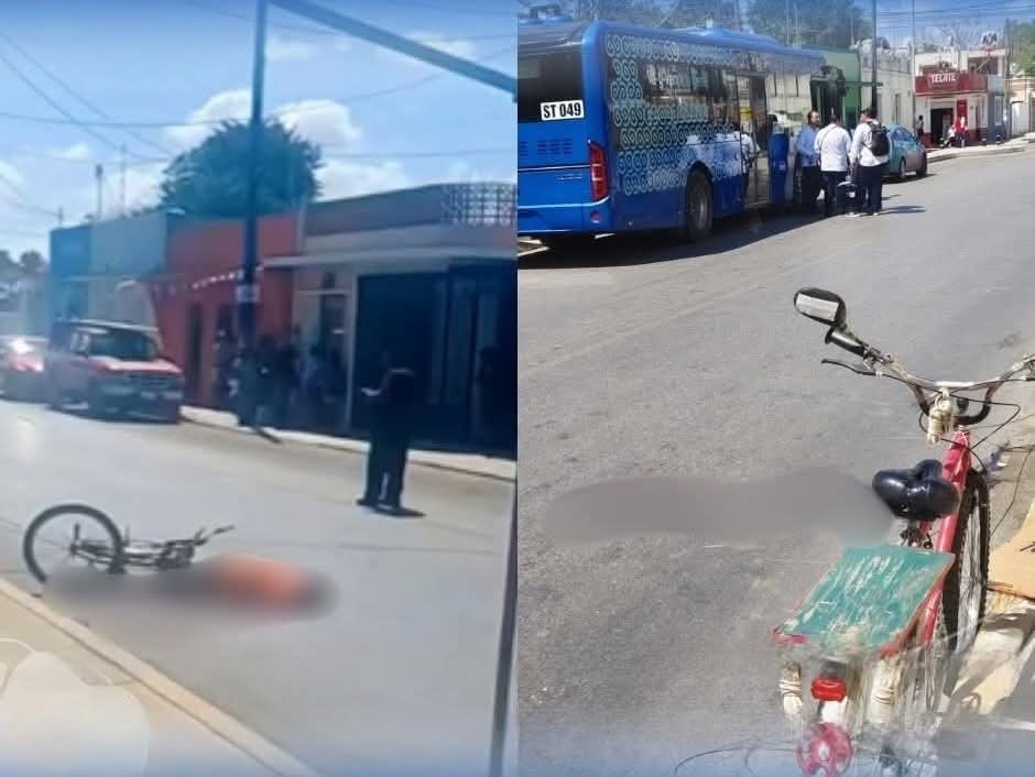 ¡Terrible accidente en Kanasín! Ciclista grave tras cables enredados y brutal impacto por Va y Ven