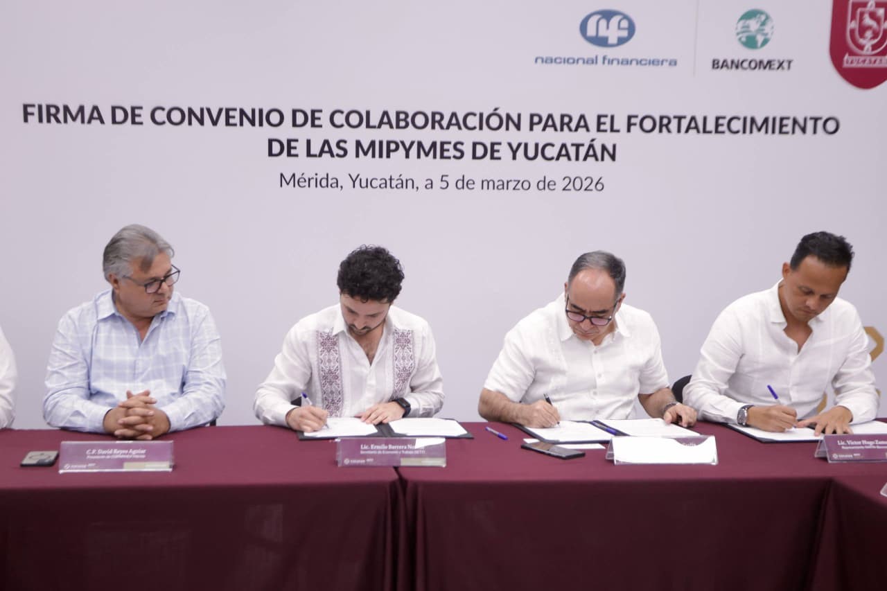 Gobierno y Nafin impulsan crecimiento empresarial para fortalecer MiPyMEs en Yucatán