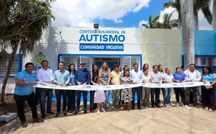 Inauguran el Centro Municipal de Autismo que fortalece la atención a las familias.