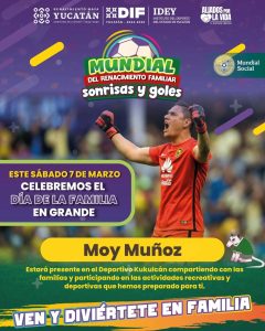 Durante la jornada en el Complejo Deportivo Kukulcán, Celebrarán el día de la familia con torneos deportivos, juegos recreativos y actividades culturales que buscan fortalecer la convivencia y el tejido comunitario.
