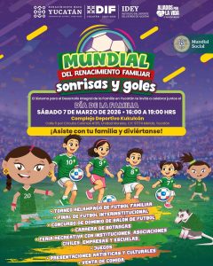 Autoridades estatales anunciaron que Celebrarán el día de la familia con un gran evento en el Complejo Deportivo Kukulcán, donde se espera la participación de cientos de familias en actividades recreativas y deportivas.