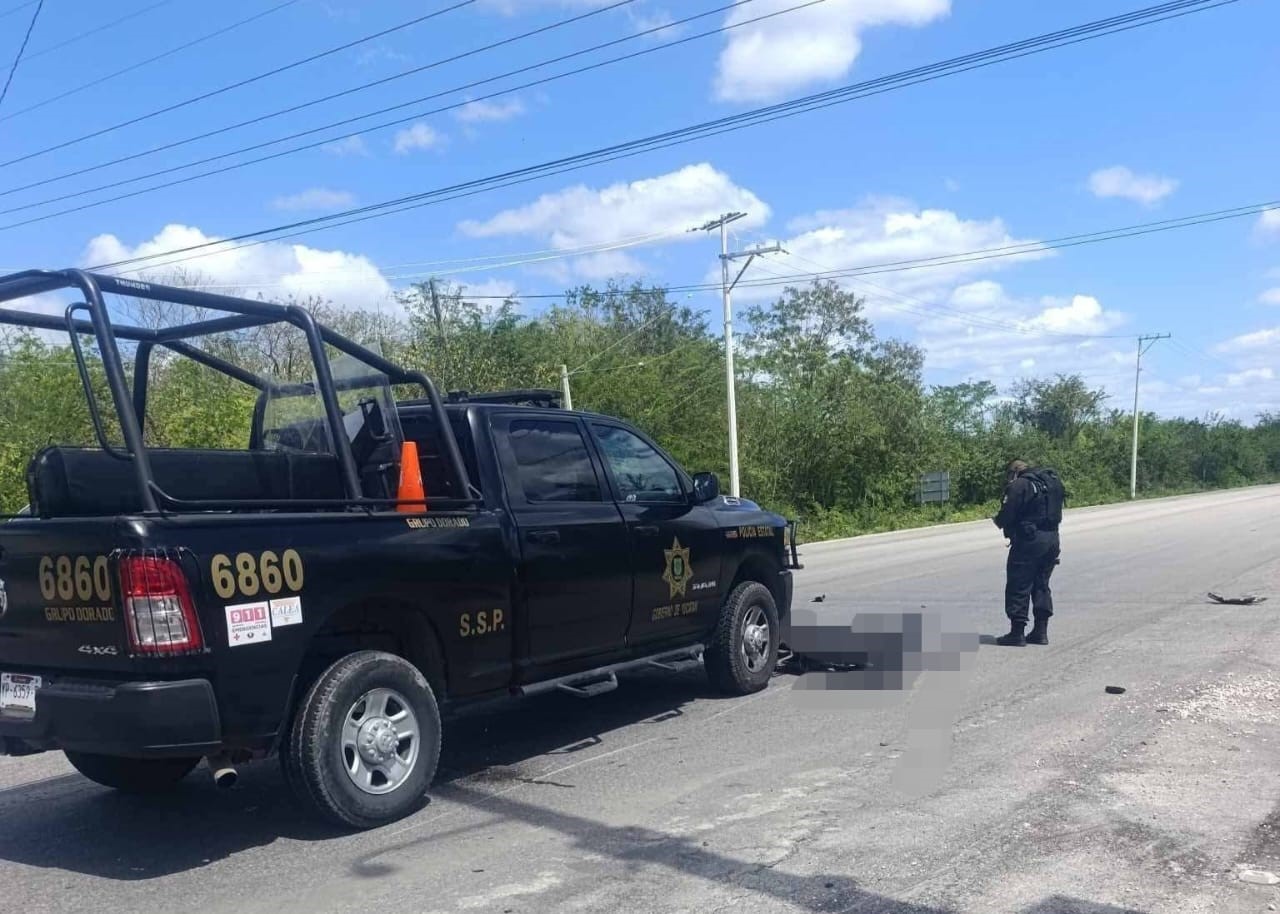 SSP atiende consecuencias tras fatal accidente vial en Valladolid Yucatán